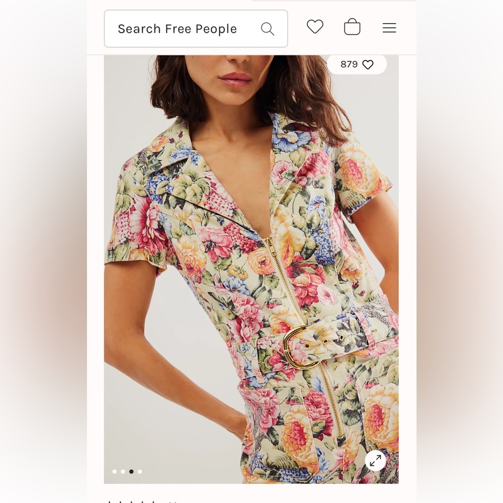 Brand new with tags show me your mumu Jacksonville short sleeve jumpsuit XL